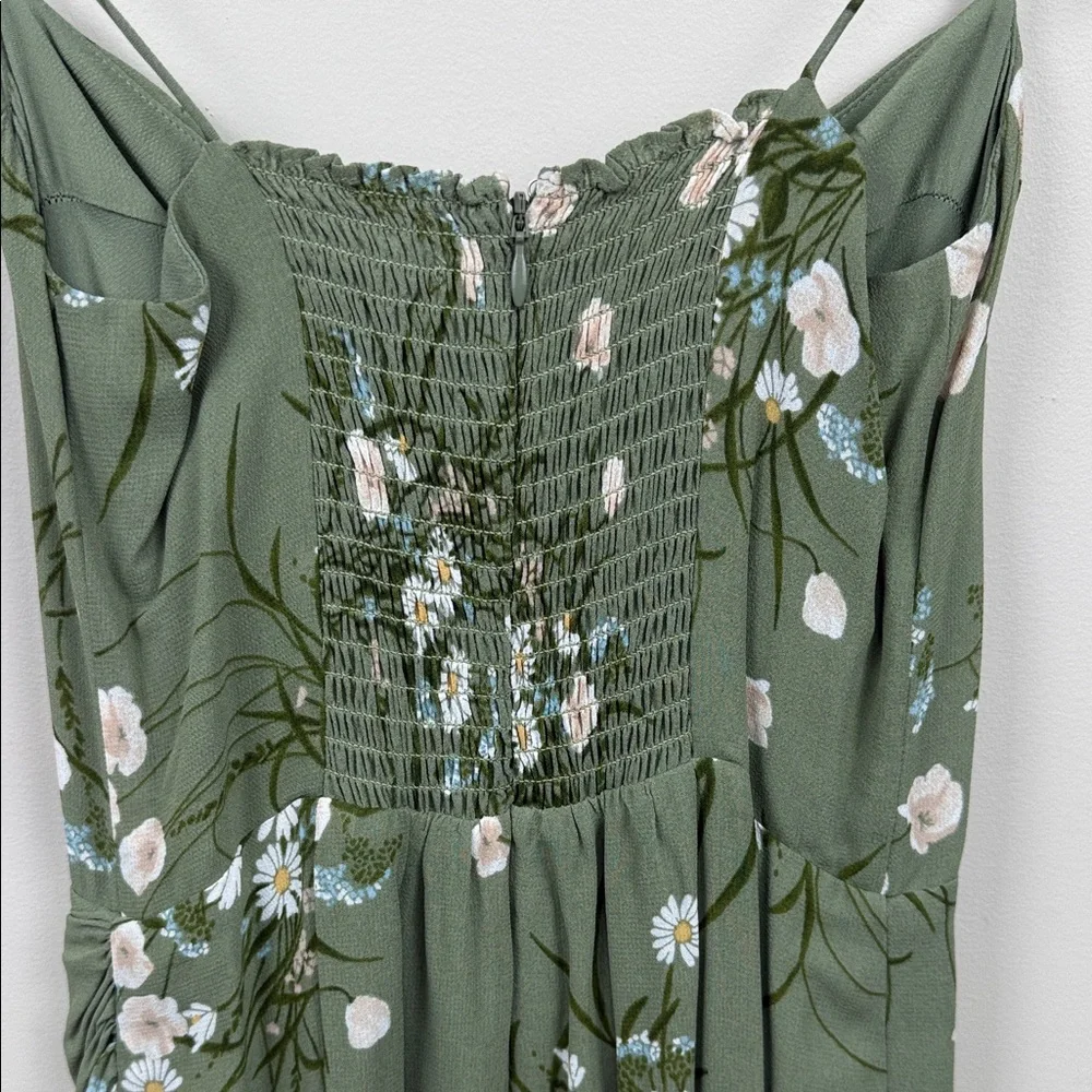 ❌❌SOLD❌❌NEW Reformation Kourtney Sage Floral Maxi Dress in Bonita 2 - Picture 11 of 16